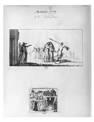 Zerstörung von Port-Royal des Champs und Verhaftung der Nonnen am 29. Oktober 1709